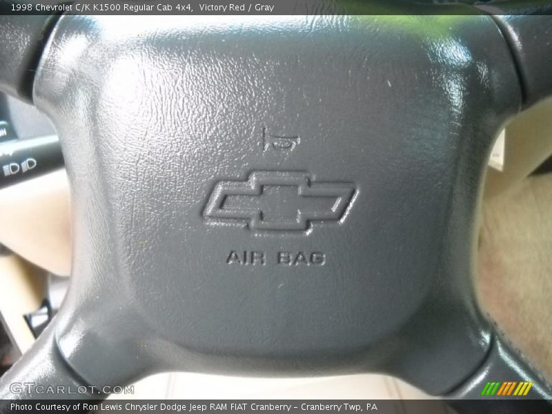 Victory Red / Gray 1998 Chevrolet C/K K1500 Regular Cab 4x4