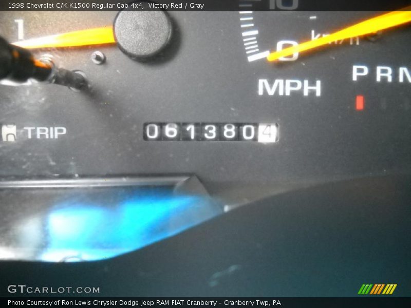 Victory Red / Gray 1998 Chevrolet C/K K1500 Regular Cab 4x4