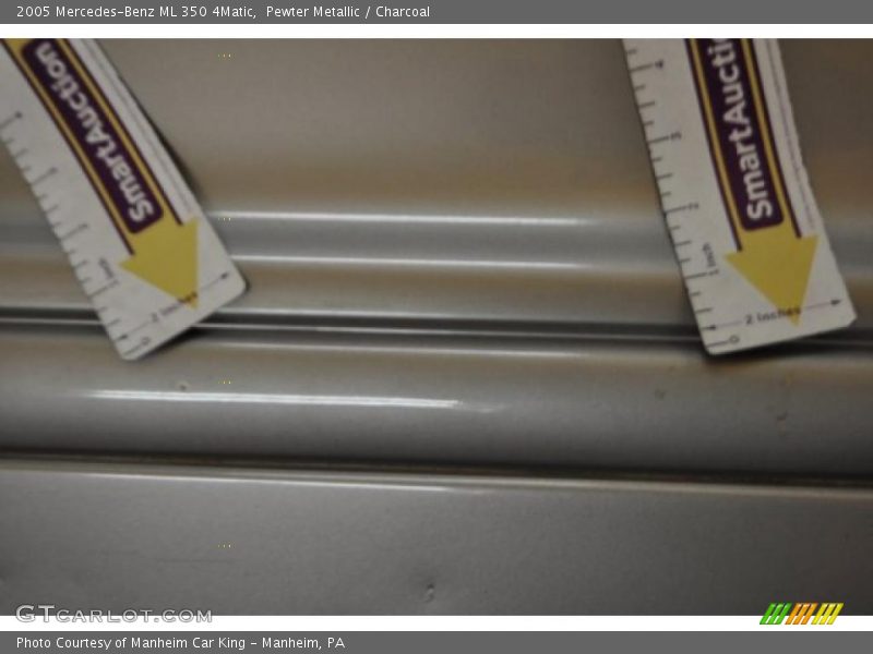 Pewter Metallic / Charcoal 2005 Mercedes-Benz ML 350 4Matic