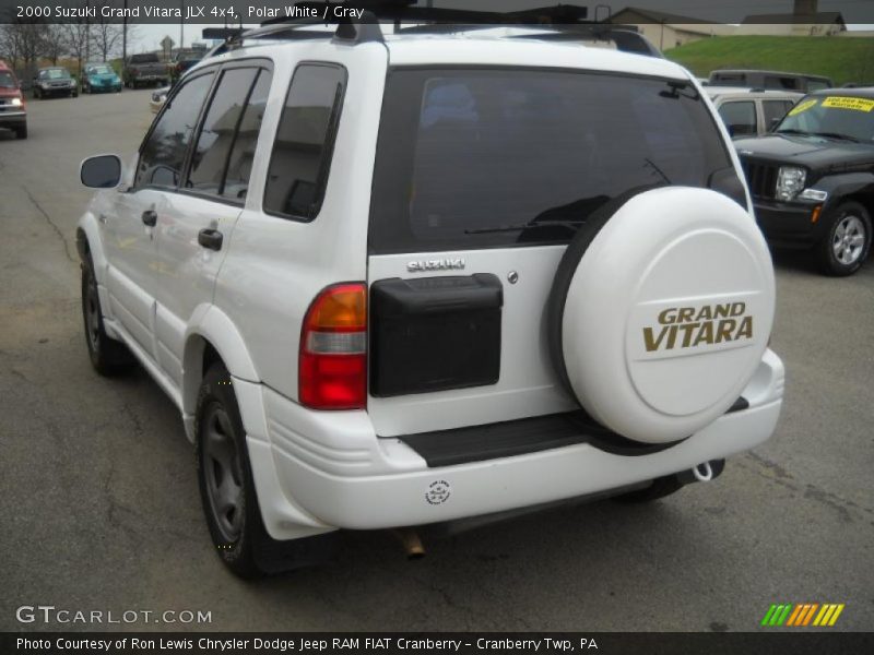 Polar White / Gray 2000 Suzuki Grand Vitara JLX 4x4