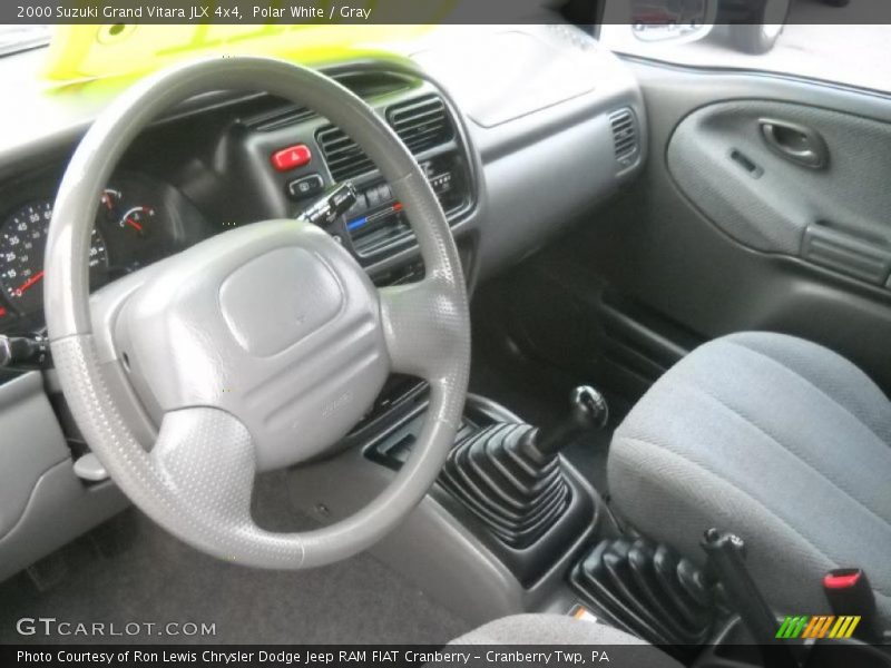  2000 Grand Vitara JLX 4x4 Gray Interior