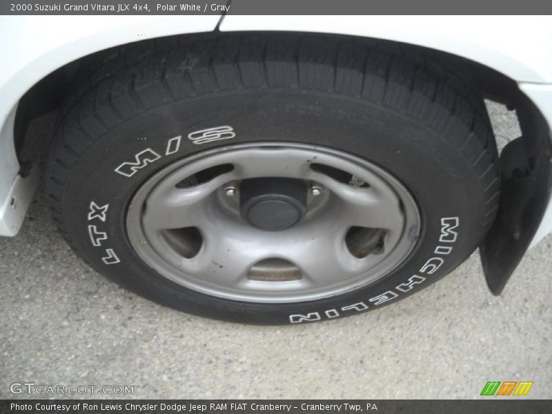 Polar White / Gray 2000 Suzuki Grand Vitara JLX 4x4