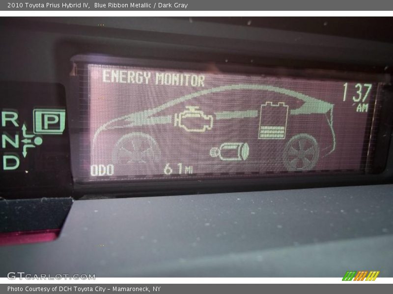 Blue Ribbon Metallic / Dark Gray 2010 Toyota Prius Hybrid IV