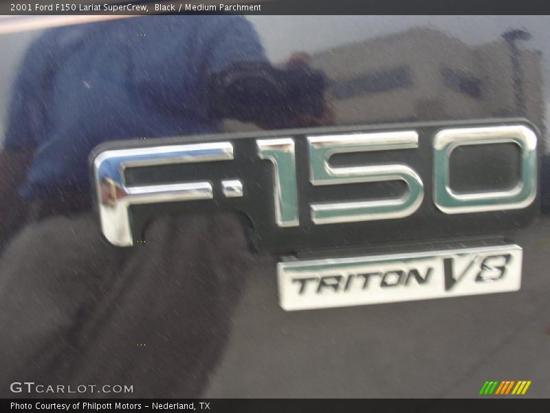 Black / Medium Parchment 2001 Ford F150 Lariat SuperCrew