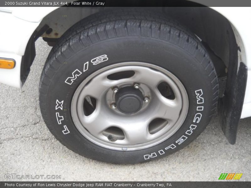 Polar White / Gray 2000 Suzuki Grand Vitara JLX 4x4
