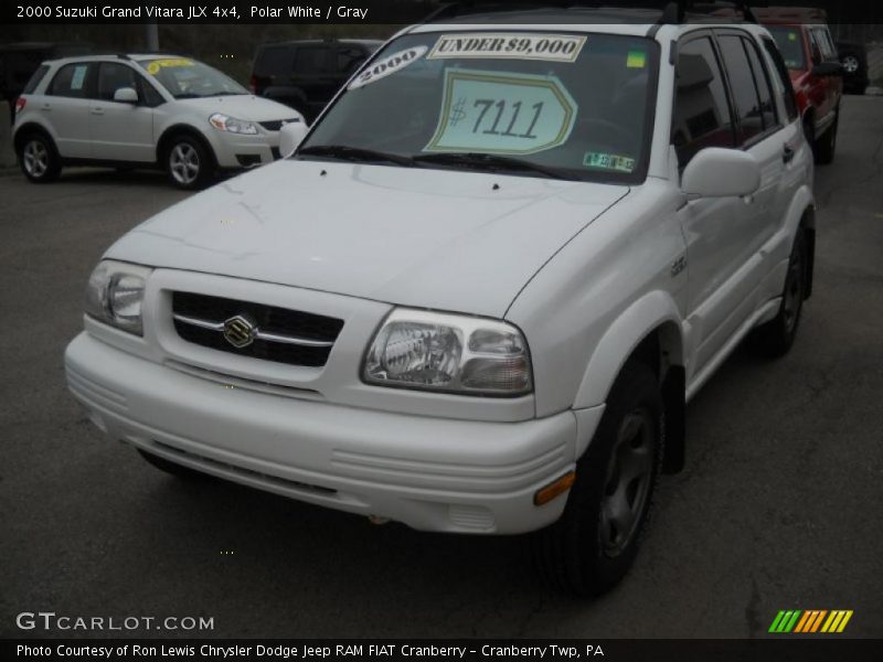 Polar White / Gray 2000 Suzuki Grand Vitara JLX 4x4