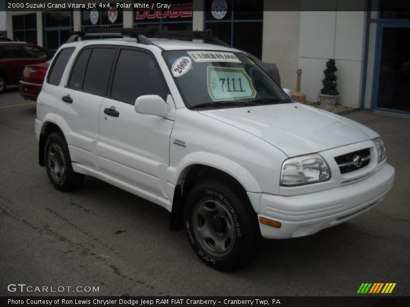 Polar White / Gray 2000 Suzuki Grand Vitara JLX 4x4