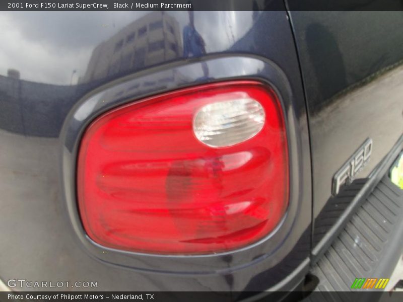 Black / Medium Parchment 2001 Ford F150 Lariat SuperCrew