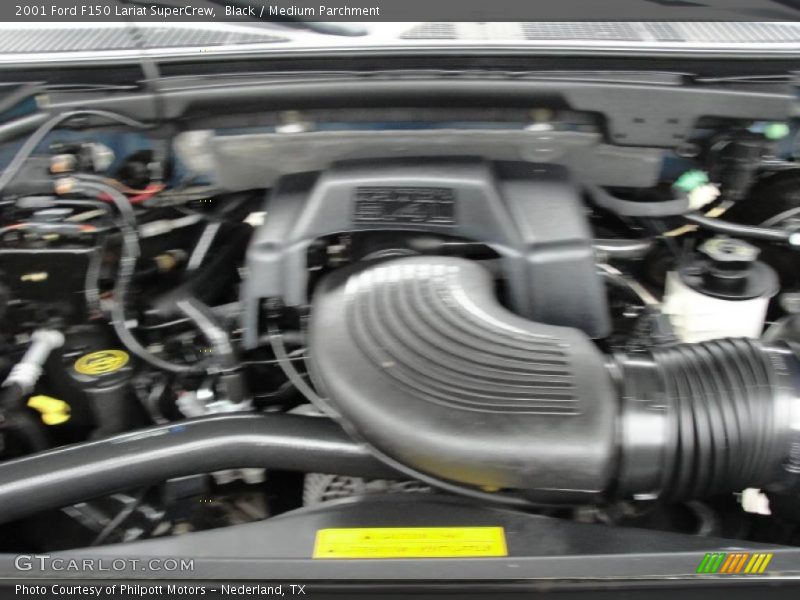 Black / Medium Parchment 2001 Ford F150 Lariat SuperCrew