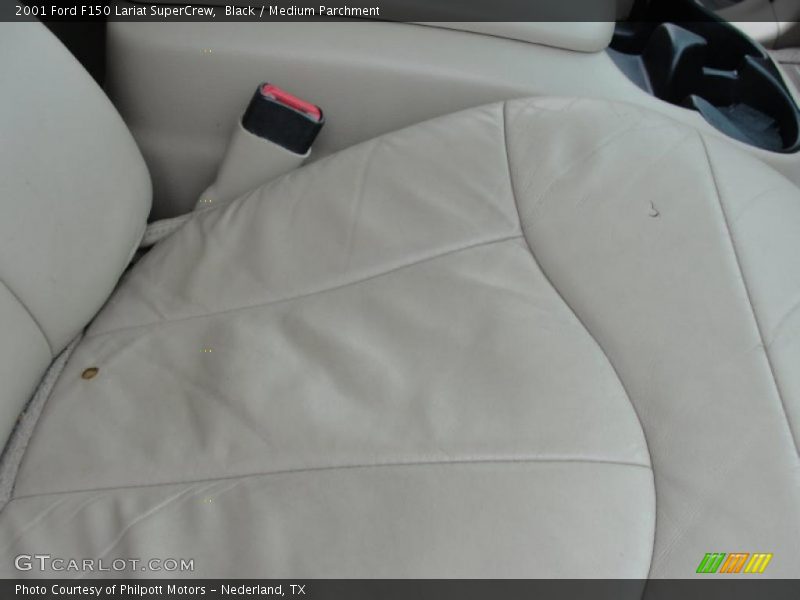 Black / Medium Parchment 2001 Ford F150 Lariat SuperCrew