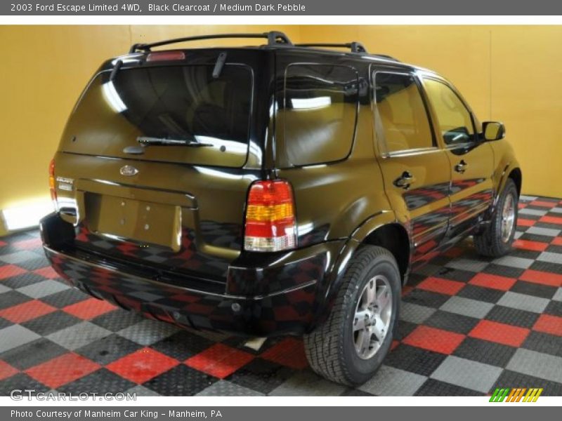 Black Clearcoat / Medium Dark Pebble 2003 Ford Escape Limited 4WD