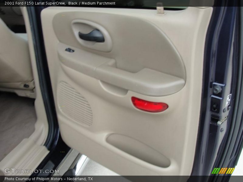 Black / Medium Parchment 2001 Ford F150 Lariat SuperCrew