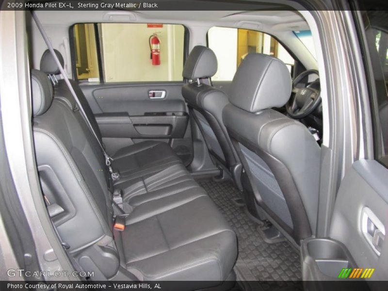 Sterling Gray Metallic / Black 2009 Honda Pilot EX-L