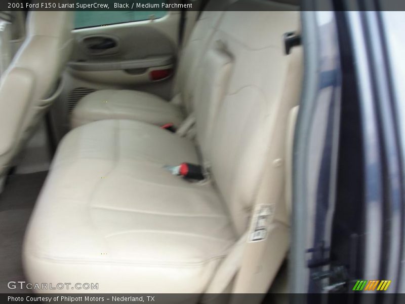 Black / Medium Parchment 2001 Ford F150 Lariat SuperCrew