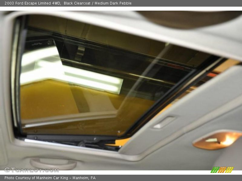 Black Clearcoat / Medium Dark Pebble 2003 Ford Escape Limited 4WD