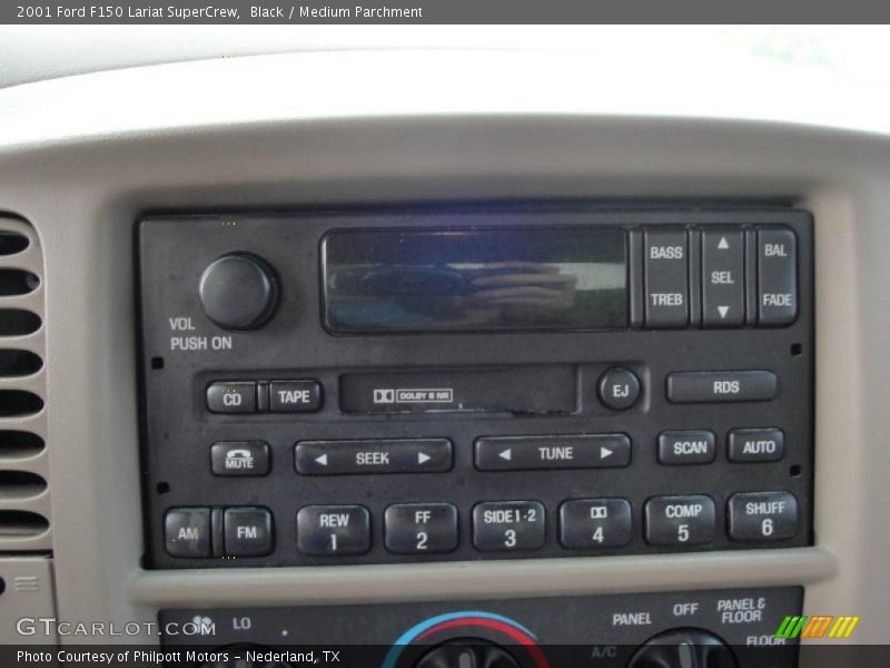 Black / Medium Parchment 2001 Ford F150 Lariat SuperCrew
