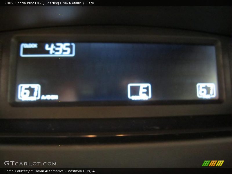 Sterling Gray Metallic / Black 2009 Honda Pilot EX-L