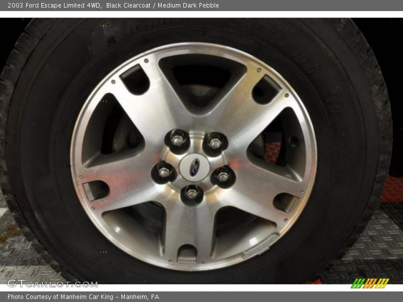 Black Clearcoat / Medium Dark Pebble 2003 Ford Escape Limited 4WD