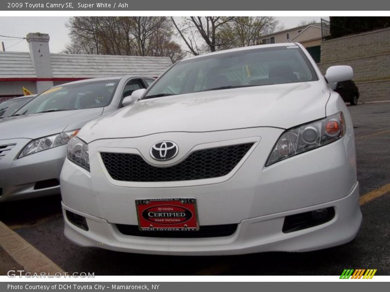 Super White / Ash 2009 Toyota Camry SE