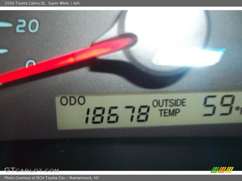 Super White / Ash 2009 Toyota Camry SE