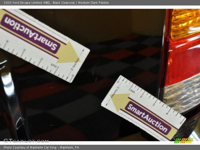 Black Clearcoat / Medium Dark Pebble 2003 Ford Escape Limited 4WD