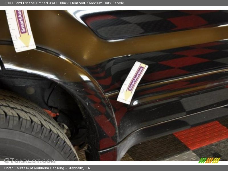 Black Clearcoat / Medium Dark Pebble 2003 Ford Escape Limited 4WD