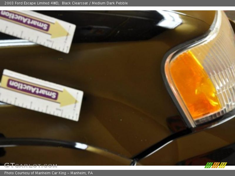 Black Clearcoat / Medium Dark Pebble 2003 Ford Escape Limited 4WD
