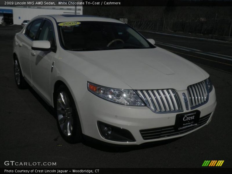 White Chocolate Tri-Coat / Cashmere 2009 Lincoln MKS AWD Sedan
