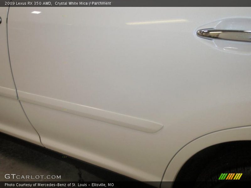 Crystal White Mica / Parchment 2009 Lexus RX 350 AWD