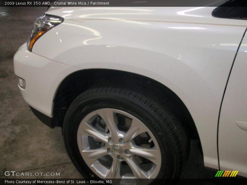 Crystal White Mica / Parchment 2009 Lexus RX 350 AWD