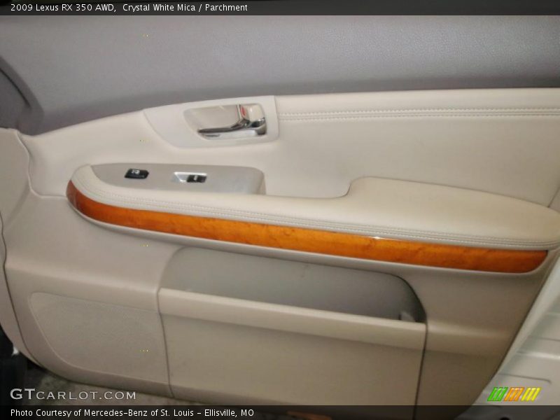 Crystal White Mica / Parchment 2009 Lexus RX 350 AWD
