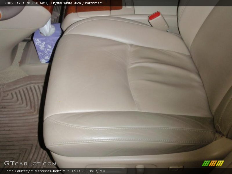 Crystal White Mica / Parchment 2009 Lexus RX 350 AWD