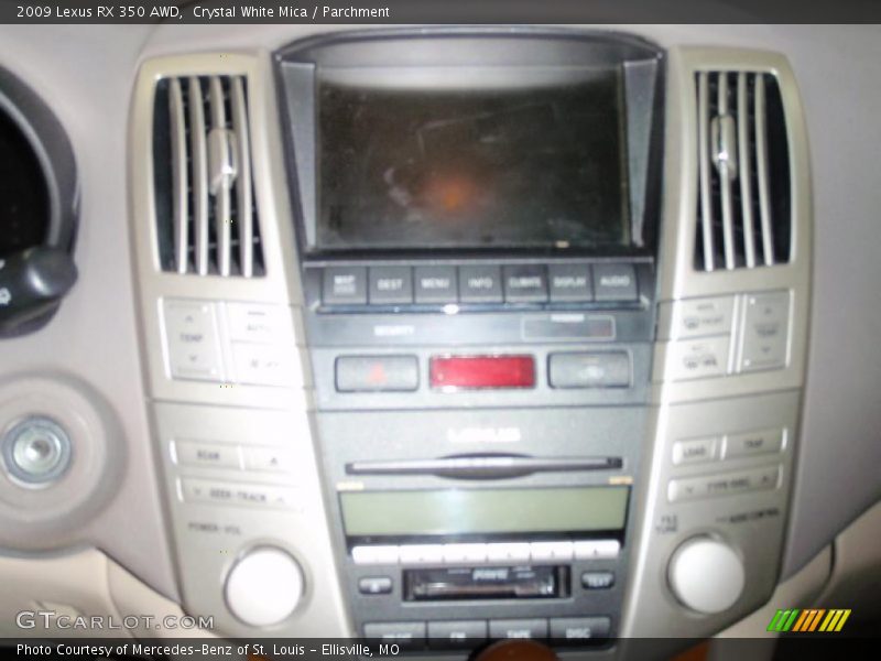 Crystal White Mica / Parchment 2009 Lexus RX 350 AWD