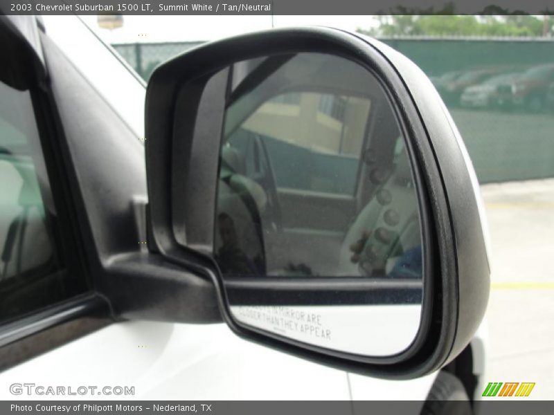 Summit White / Tan/Neutral 2003 Chevrolet Suburban 1500 LT