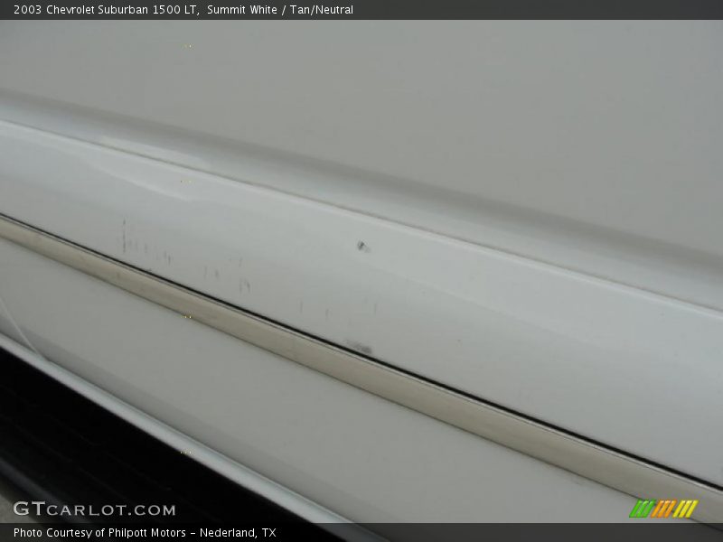 Summit White / Tan/Neutral 2003 Chevrolet Suburban 1500 LT