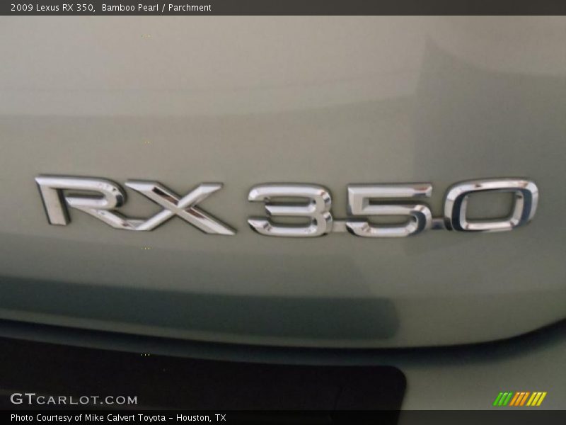 Bamboo Pearl / Parchment 2009 Lexus RX 350