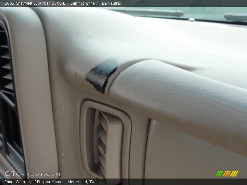 Summit White / Tan/Neutral 2003 Chevrolet Suburban 1500 LT