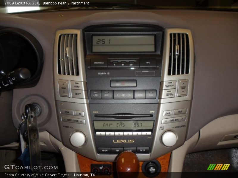 Bamboo Pearl / Parchment 2009 Lexus RX 350