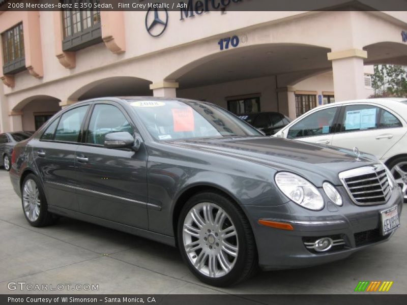 Flint Grey Metallic / Ash 2008 Mercedes-Benz E 350 Sedan