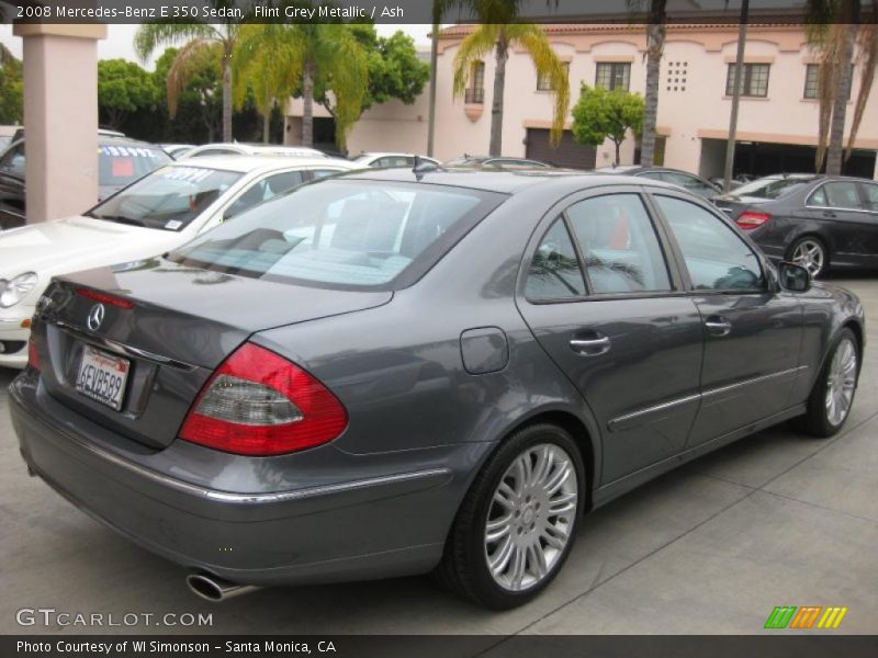 Flint Grey Metallic / Ash 2008 Mercedes-Benz E 350 Sedan
