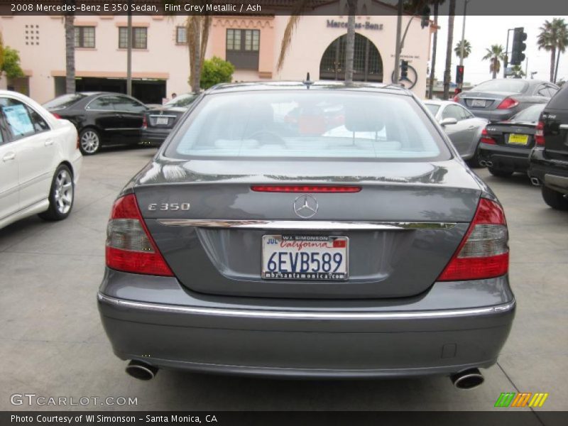 Flint Grey Metallic / Ash 2008 Mercedes-Benz E 350 Sedan