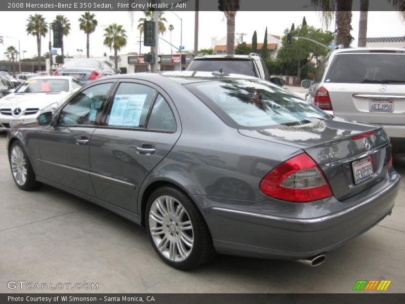 Flint Grey Metallic / Ash 2008 Mercedes-Benz E 350 Sedan