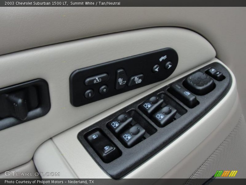 Summit White / Tan/Neutral 2003 Chevrolet Suburban 1500 LT