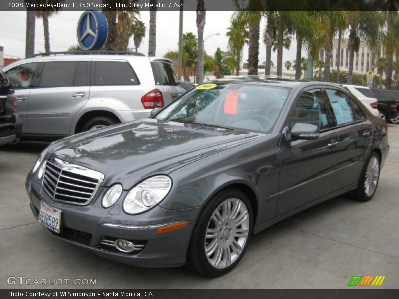 Flint Grey Metallic / Ash 2008 Mercedes-Benz E 350 Sedan
