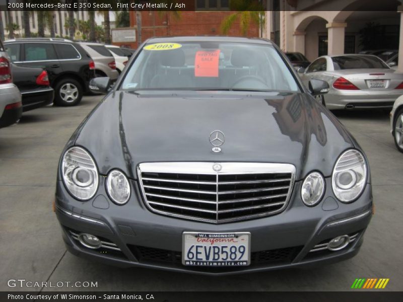 Flint Grey Metallic / Ash 2008 Mercedes-Benz E 350 Sedan