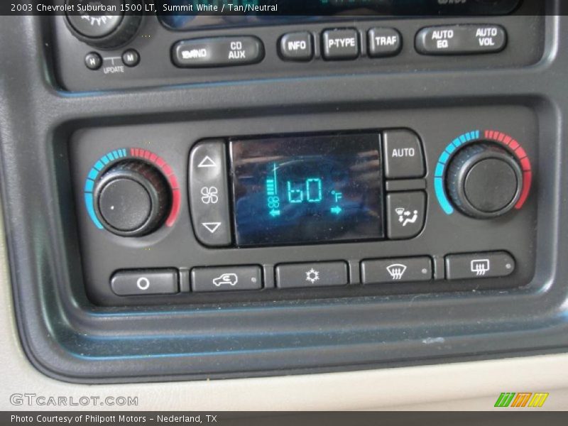Summit White / Tan/Neutral 2003 Chevrolet Suburban 1500 LT