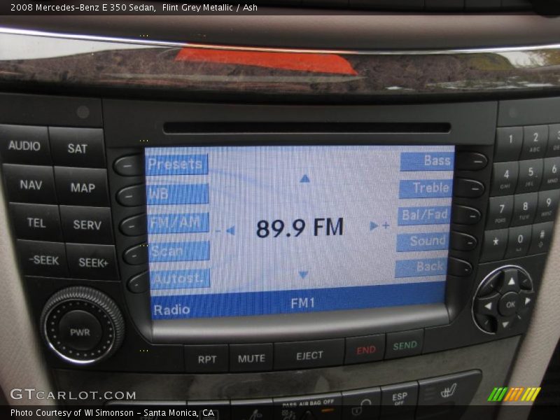 Flint Grey Metallic / Ash 2008 Mercedes-Benz E 350 Sedan