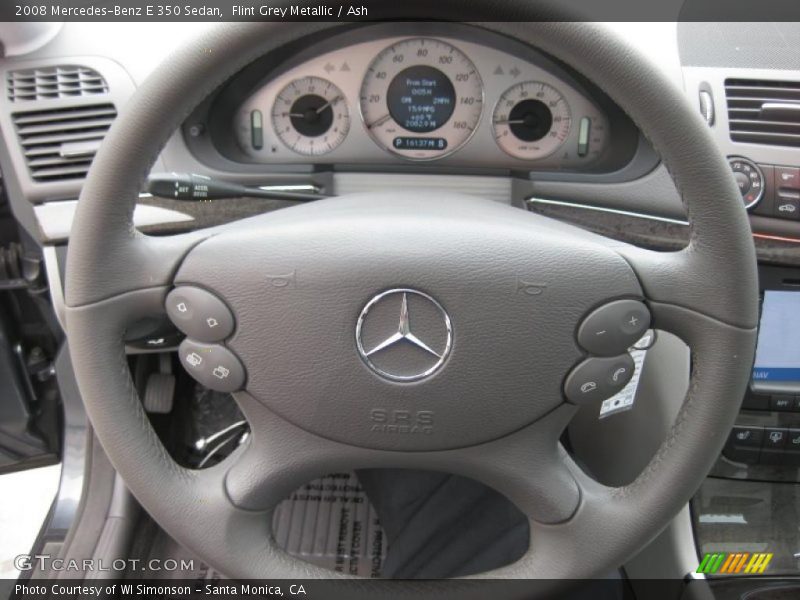 Flint Grey Metallic / Ash 2008 Mercedes-Benz E 350 Sedan