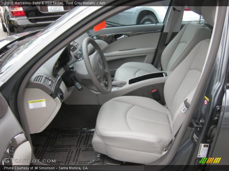 Flint Grey Metallic / Ash 2008 Mercedes-Benz E 350 Sedan