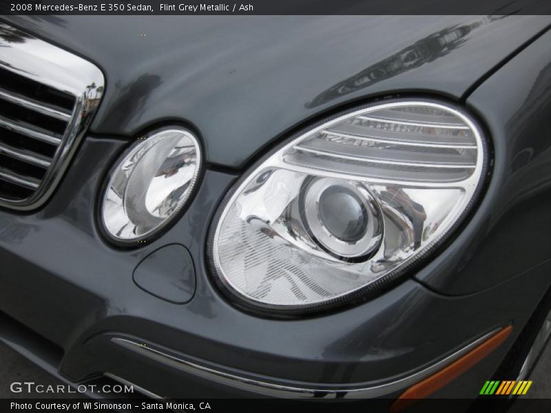 Flint Grey Metallic / Ash 2008 Mercedes-Benz E 350 Sedan